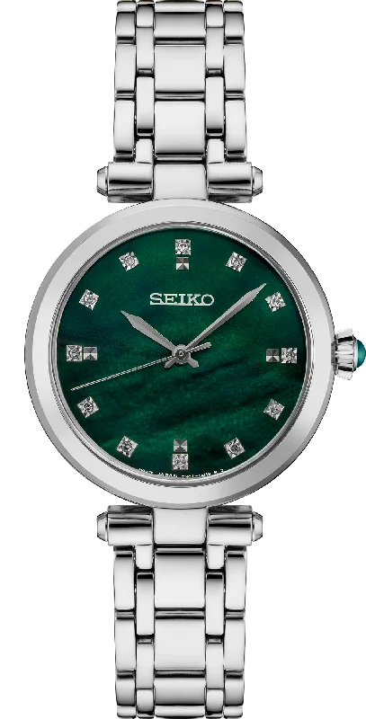 Women’s engagement ring with side stones-Seiko Diamonds Collection SRZ535