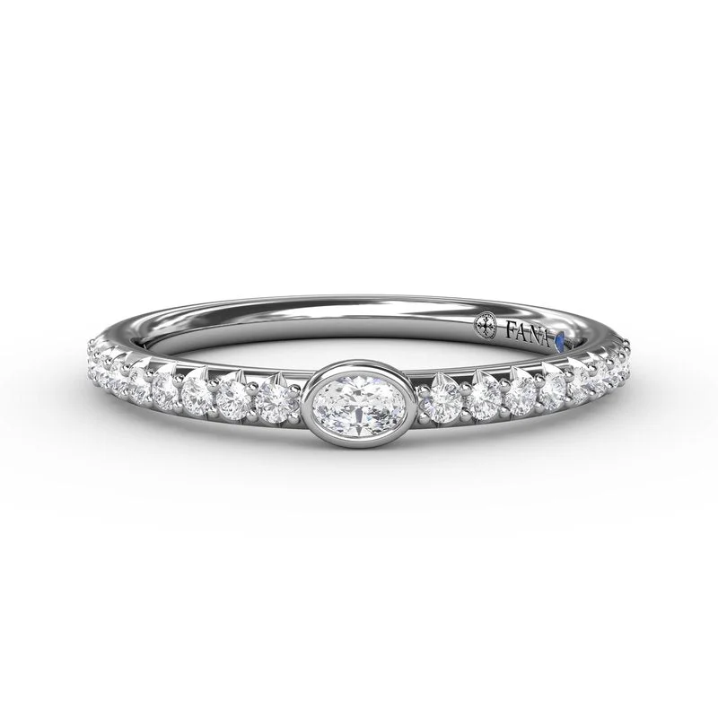 Women’s multi-stone engagement ring-Precious Diamond Band W7350