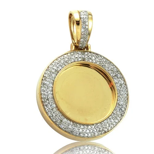 Women’s pearl pendant necklace-10K 0.40CTW DIAMOND MEMORY PENDANT