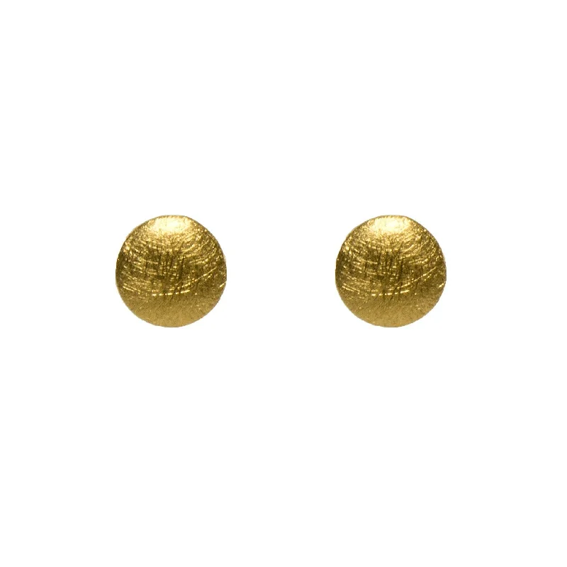 Women’s unique earrings-Moon Earrings 24K Fair Trade Gold Vermeil