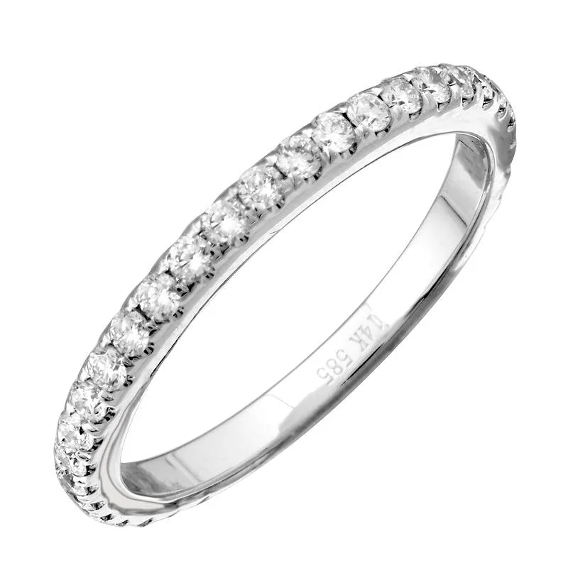 Women’s heart-shaped engagement ring-LIZZY DIAMOND BAND RING