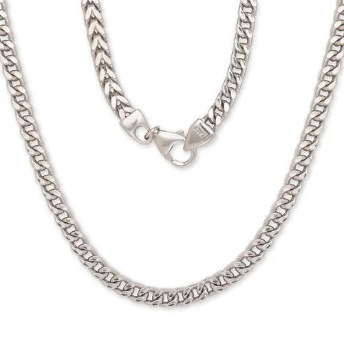 Women’s chic necklace-Better Jewelry Franco Italian Chain .925 Sterling Silver Chain / 5 mm