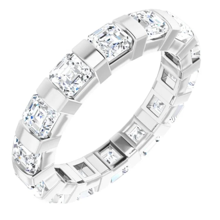 Women’s stunning engagement ring-Platinum 2 1/2 CTW Diamond Eternity Band