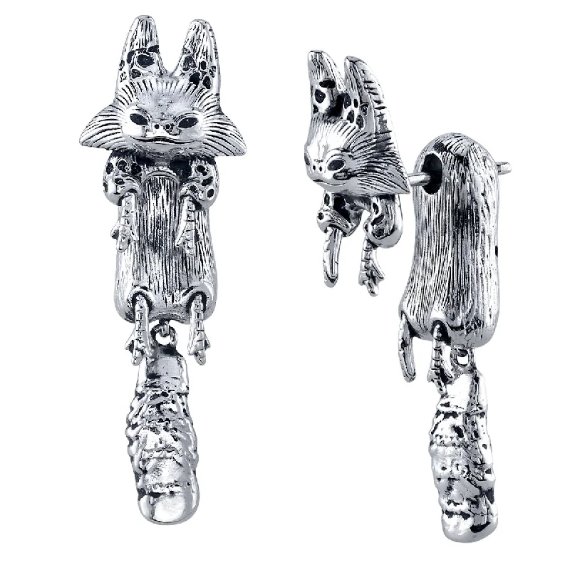 Women’s chandelier earrings-Star Wars X RockLove Loth-cat Earrings