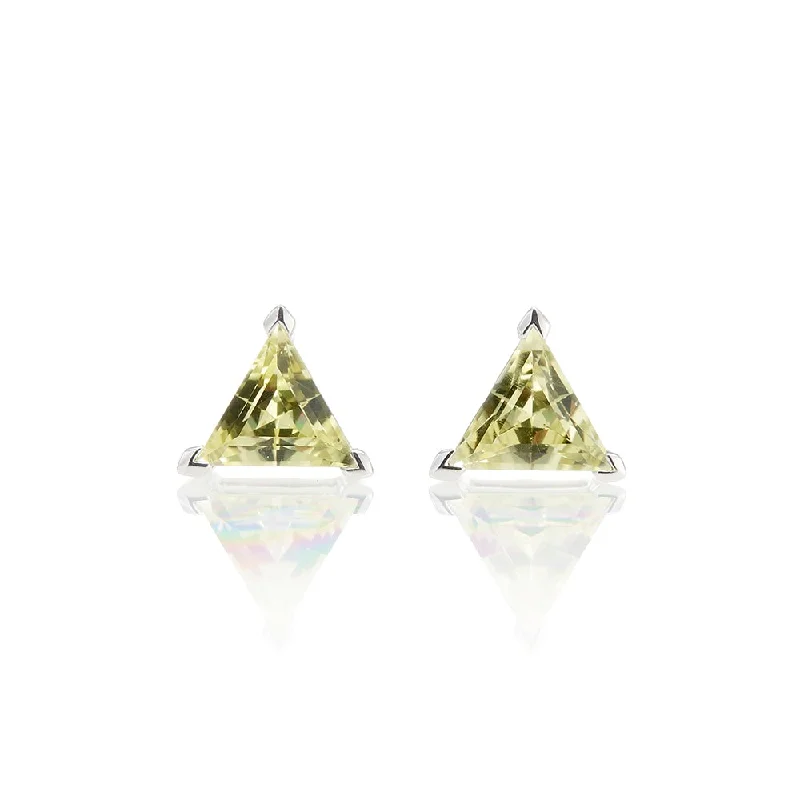 Women’s cubic zirconia earrings-Bermuda Earrings in Lemon Quartz