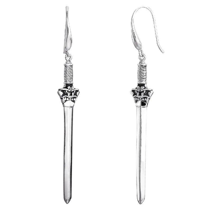 Women’s hoop earrings-Disney X RockLove MULAN Sword Earrings