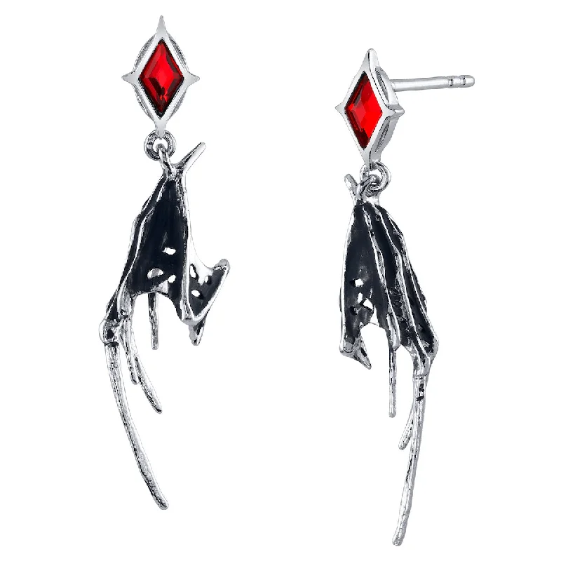 Women’s diamond hoop earrings-Diablo IV X RockLove Lilith Earrings