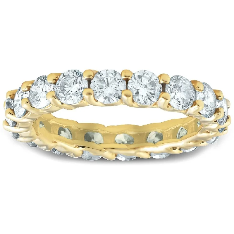 Women’s wedding band-Pompeii3 14k Yellow Gold 3ct TDW Diamond Eternity Ring