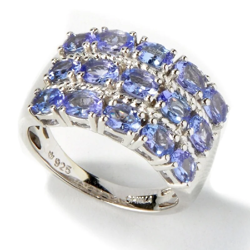 Women’s statement ring-925 Sterling Silver Tanzanite Ring